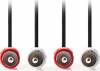 Nedis Cable 2x RCA male - 2x RCA male 10m Nedis Cable 2x RCA male - 2x RCA male 10m